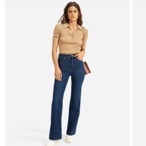 Everlane The Modern Flare Jean, Dark Wash, 27
